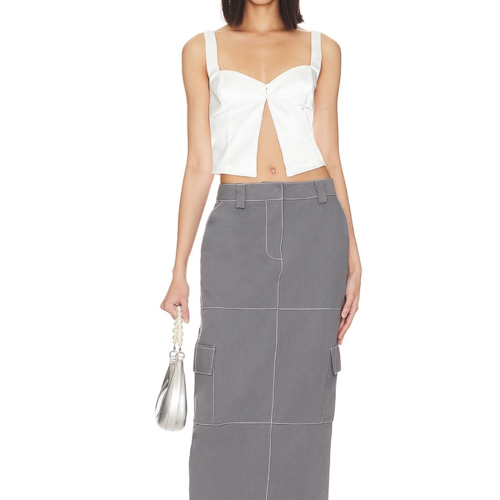 Superdown White Crop Top